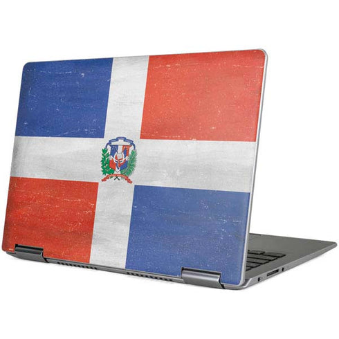 Dominican Republic Flag Faded Yoga 710 14in Skin